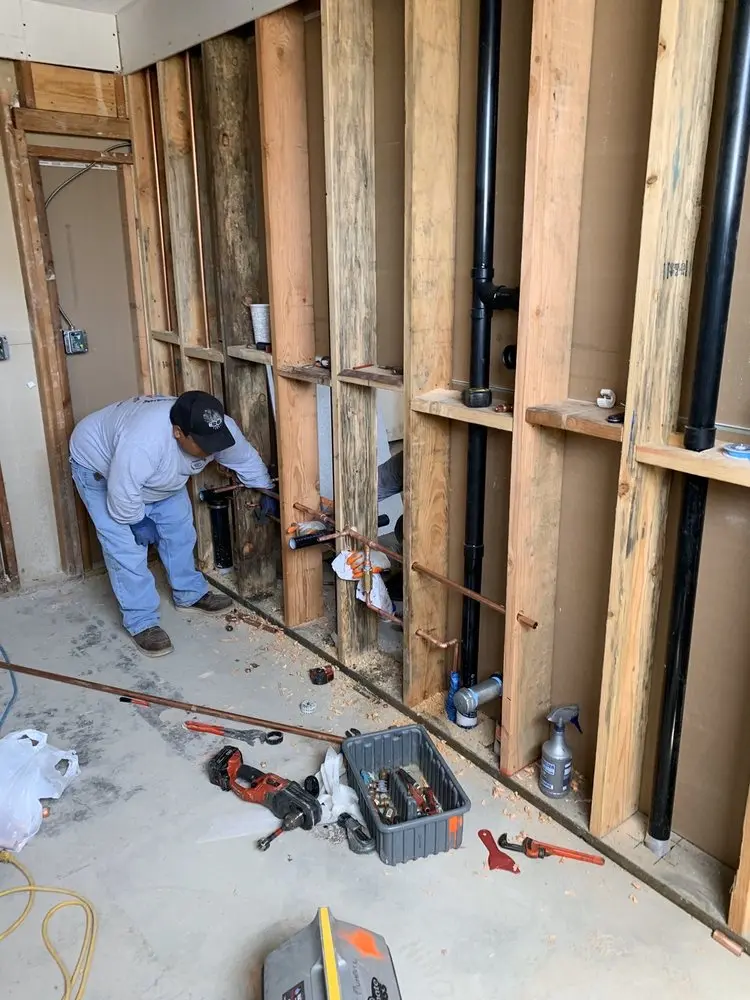 Commercial rough-in plumbing for Gas Line Repair in Quarterfield Farms